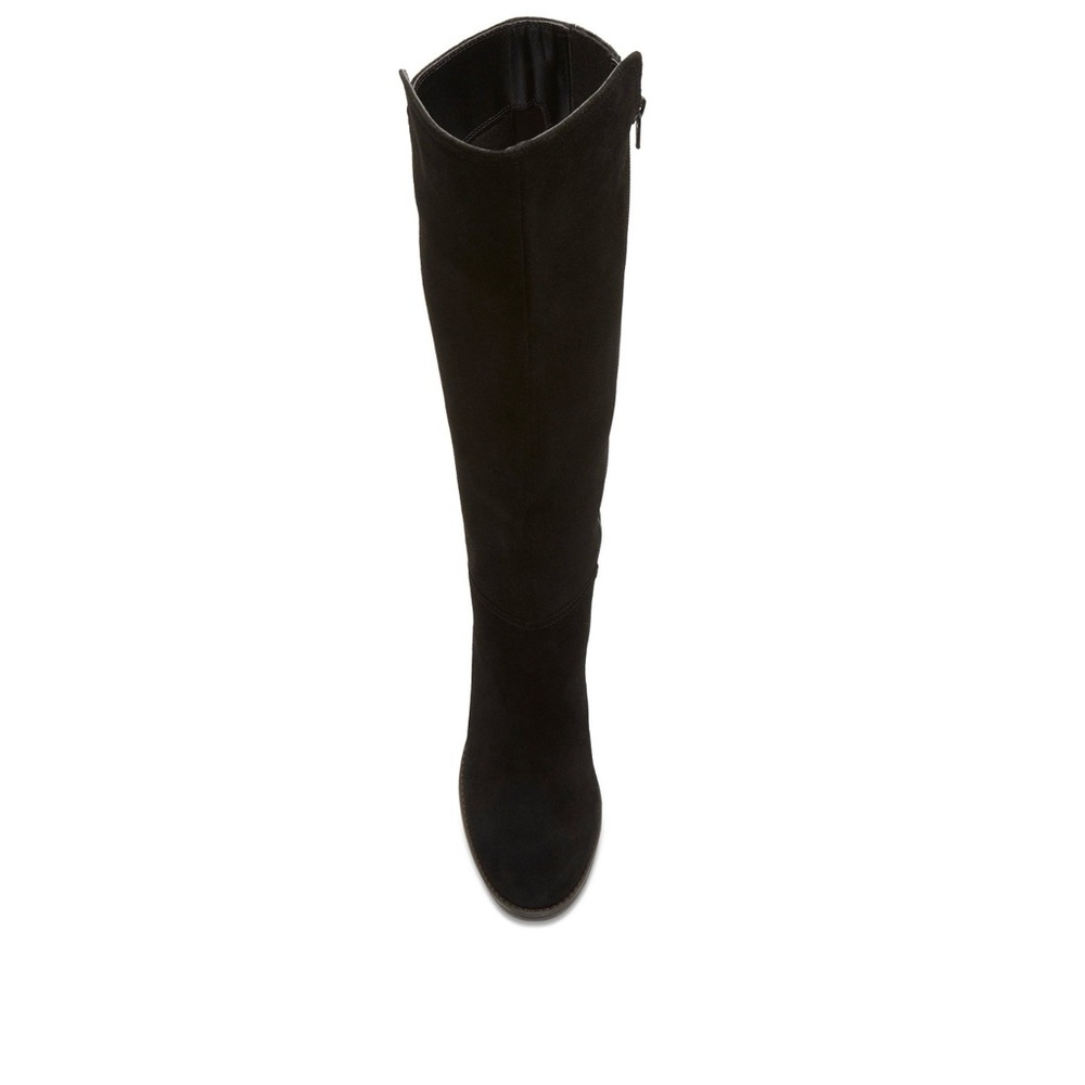 ****SOLD*****Lucky Brand Suede Block Heel Boots - Picture 3 of 8